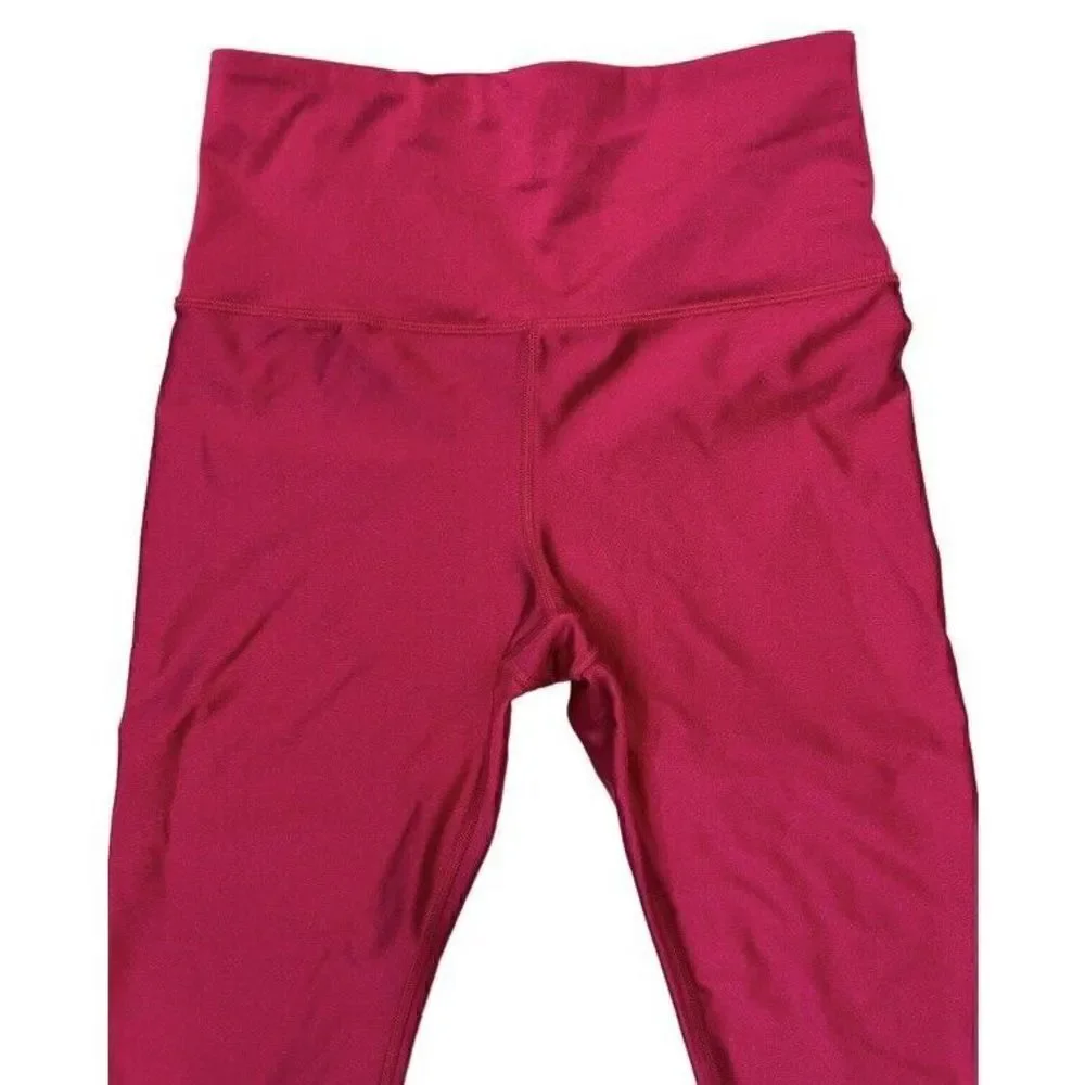 Athleta Womens Elation Shine Tight Leggings High Waist 26” Pink Cyclamen Small